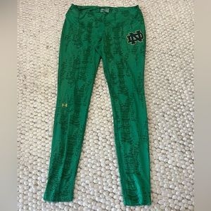 Norte Dame under armour leggings